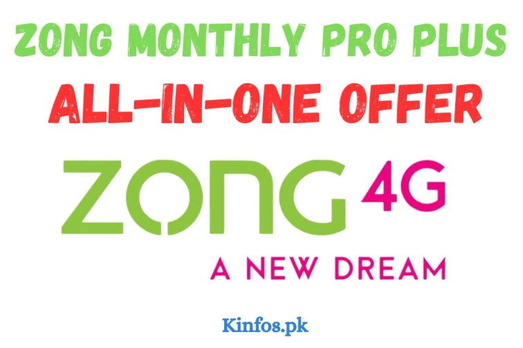 Zong Monthly Pro Plus All-in-One Offer| Zong Monthly Pro Plus Code Detail | Zong 60GB bundle