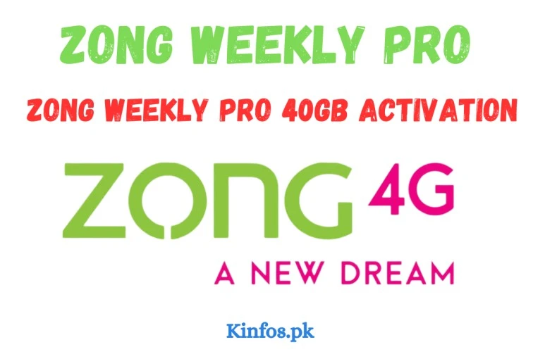 Zong Weekly Pro 40GB 2023 | Activation Details Zong Weekly Pro