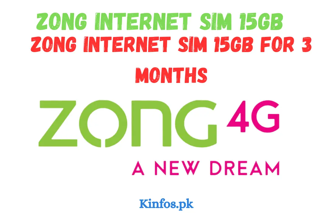 Zong Internet SIM 15GB FOR 3 Months | Super Network, Super Offer