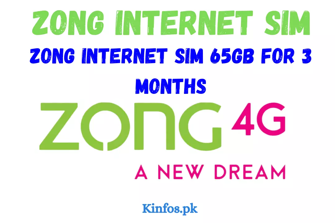 Zong Internet SIM 65GB FOR 3 Months | Hit Network, Hit Offer