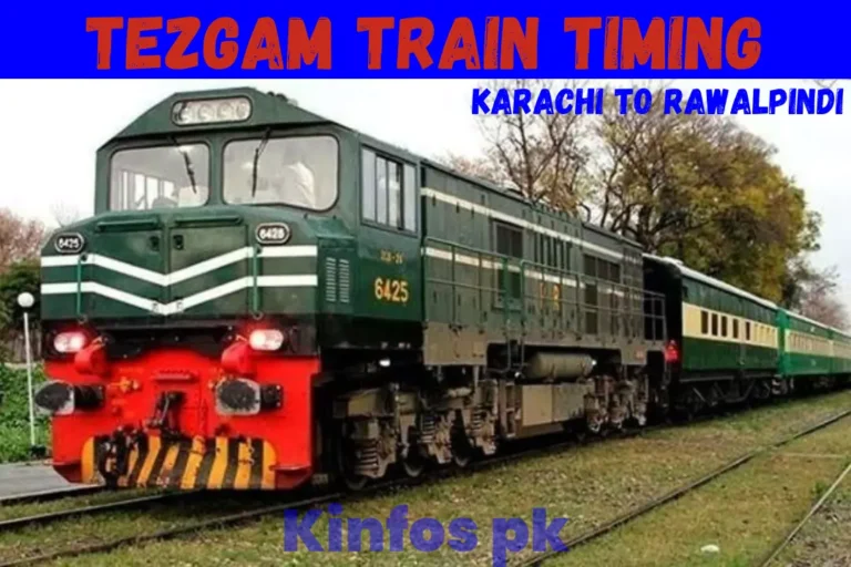 Karachi To Rawalpindi: Tezgam Express Train Timings And Schedule for 2023