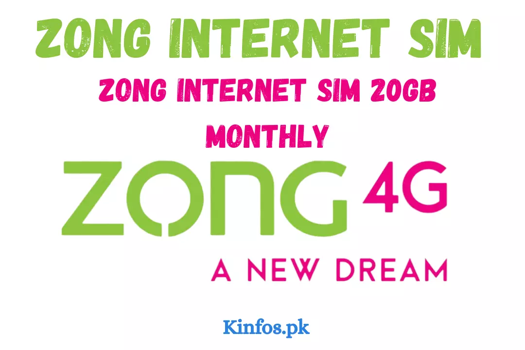 Zong Internet SIM 20GB Monthly | Super Network, Super Offer