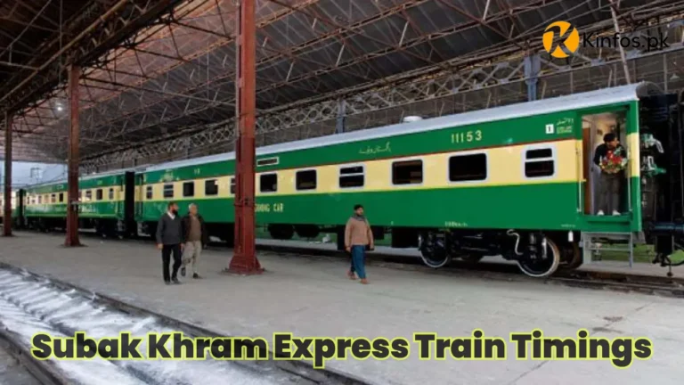 Lahore to Rawalpindi Subak Khram Express Train Timings and Schedule for 2023